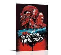 Poster The Return of The Living Dead - Impression sur toile - Esthétique - Vintage - Décoration pour salon, chambre à coucher - 20 x 30 cm - Style cadre