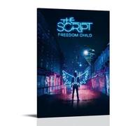Poster « The Script Freedom Child » sur toile, peinture à l'huile sur toile, affiche d'art à suspendre pour la maison, le bar, décoration murale, affiche encadrée 60 x 90 cm