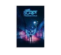 Poster « The Script Freedom Child » sur toile, peinture à l'huile sur toile, affiche d'art à suspendre pour la maison, le bar, décoration murale, affiche sans cadre, 50 x 75 cm