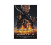 Poster The Terminator - Affiche du film d'action emblématique de science-fiction avec un assassin cyborg du futur (18) - impressions sur toile - impressions sur toile décorative - affiches d'œuvres