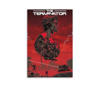 Poster The Terminator - Affiche emblématique du film d'action de science-fiction avec un assassin cyborg du futur (32) - Impression sur toile - Décoration murale - Affiches d'œuvres d'art pour
