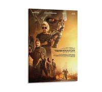 Poster The Terminator - Le film d'action emblématique de science-fiction avec un assassin cyborg du futur (6) - Impression sur toile - Photo peinture - Décoration de chambre - 30 x 45 cm