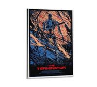 Poster The Terminator - Le film d'action emblématique de science-fiction avec un assassin cyborg du futur (31) - Décoration murale - Impression sur toile pour décoration d'intérieur (60 x 90 cm)