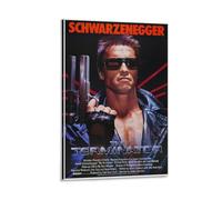 Poster The Terminator - Le film d'action emblématique de science-fiction avec un assassin cyborg du futur (33) œuvres d'art imprimées sur toile pour décoration d'intérieur 20 x 30 cm