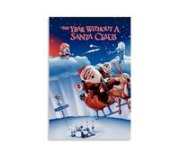 Poster « The Year Without A Santa Claus » - Impression sur toile vintage - Esthétique - Décoration d'intérieur pour salon, chambre à coucher, 50 x 75 cm - Style sans cadre