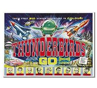 Poster Thunderbirds are Go A3 sans cadre de science-fiction britannique - Photo avec étoiles
