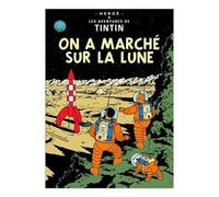 Poster Tintin On a marché sur la Lune