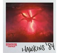 Poster toile Pyramid Stranger Things - Hawkins 84 Rouge 30x5x30 cm