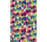 Poster toile textile lessivable déco QUADRATURE DU CERCLE 150 x 240 cm | Décors muraux Qualité HD Scenolia