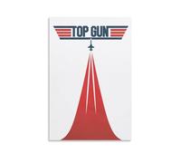 Poster Top Gun - Affiche sur toile représentant les pilotes de chasse d'élite et le combat aérien (22) - Décoration murale moderne - 30 x 45 cm