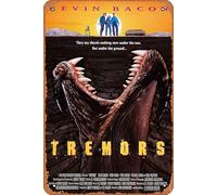 Poster Tremors (1990) en métal rétro vintage 20,3 x 30,5 cm Décoration murale