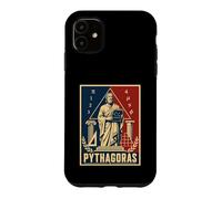Poster Triangle d'équation mathématique de Pythagore 3 4 5 Coque pour iPhone 11
