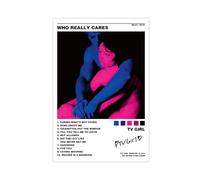 Poster TV Girl « Who Really Cares » pour album de musique sur toile, poster sur toile, décoration murale pour salon, chambre à coucher, style sans cadre, 30 x 45 cm