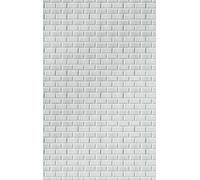 Poster vertical XL déco CARREAUX METRO 150 x 240 cm | Trompe l'œil Déco murale Qualité HD Scenolia