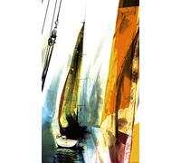 Poster vertical XL déco LE LARGE 150 x 240 cm | Trompe l'œil Déco murale Qualité HD Scenolia