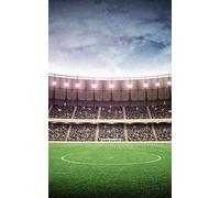Poster vertical XL déco STADE DE FOOT 150 x 240 cm | Trompe l'œil Déco murale Qualité HD Scenolia