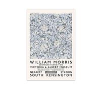 Poster Victoria And Albert Museum William Morris sur toile pour décoration de chambre à coucher, paysage sportif, bureau, chambre, cadeau sans cadre, 30 x 45 cm