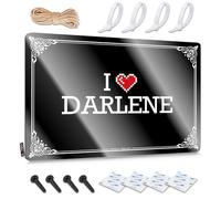 Poster vintage Accessoires de cuisine de style vintage | I Love Darlene Round Haves Décoration d'intérieur (20 x 30 cm)