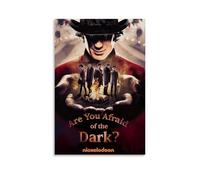 Poster vintage « Are You Afraid of The Dark » - Impression murale décorative - Esthétique sur toile pour salon, chambre à coucher - 40 x 60 cm - Style sans cadre