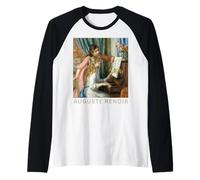 Poster Vintage Auguste Renoir Deux Jeunes Filles au Piano Manche Raglan