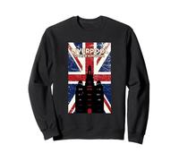Poster Vintage de Liverpool sur Le Drapeau du Royaume-Uni Sweatshirt