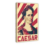 Poster vintage de propagande Julius César sur toile pour chambre à coucher, bureau, chambre, cadeau 20 x 30 cm
