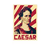 Poster vintage de propagande Julius César sur toile pour chambre à coucher, bureau, chambre, cadeau 40 x 60 cm