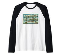 Poster Vintage de Voyage Thousand Islands New York Manche Raglan