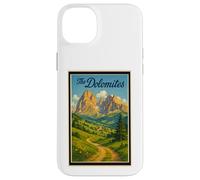 Poster vintage des Dolomites d'Italie Coque pour iPhone 14 Plus