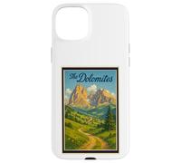 Poster vintage des Dolomites d'Italie Coque pour iPhone 15 Plus