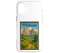 Poster vintage des Dolomites d'Italie Coque pour iPhone 16 Plus