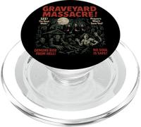 Poster Vintage du Film Graveyard Massacre Halloween PopSockets PopGrip pour MagSafe