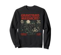Poster Vintage du Film Graveyard Massacre Halloween Sweatshirt