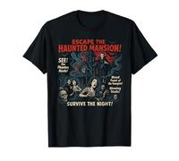 Poster Vintage du Film « Haunted Mansion Escape » T-Shirt