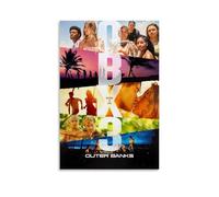 Poster vintage du film Outer Banks - Poster esthétique sur toile pour décoration murale de salon, chambre à coucher (50 x 75 cm)