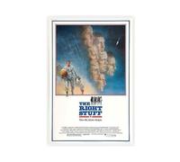 Poster vintage emblématique du film The Right Stuff - Décoration murale pour salon, chambre à coucher - 30 x 45 cm