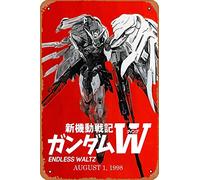 Poster vintage en métal « A war is like an endless waltz » - 20,3 x 30,5 cm