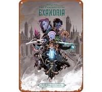 Poster vintage en métal avec inscription « Critical Role: The Chronicles of Exandria The Mighty Nein » - Décoration murale - 30,5 x 20,3 cm - Pour chambre à coucher, cuisine, café, pub