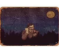 Poster vintage en métal avec inscription « This Empty Northern Hemisphere » - Gregory Alan Isakov - 30,5 x 20,3 cm - Décoration murale