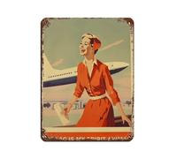 Poster vintage en métal « Better Late Than Never » pour pub, club, café, bar, maison, décoration murale, 30 x 40 cm