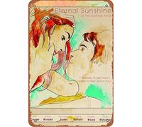 Poster vintage en métal Eternal Sunshine of the Spotless Mind (2004) - Décoration murale pour pub, club, café, bar