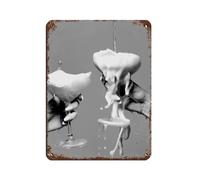 Poster vintage en métal Keep Em Coming, champagne pour pub, club, café, bar, maison, décoration murale, affiche rétro 30 x 40 cm