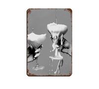 Poster vintage en métal Keep Em Coming, champagne pour pub, club, café, bar, maison, décoration murale, affiche rétro 20 x 30 cm