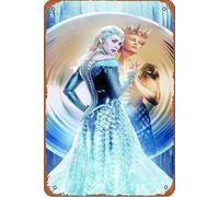 Poster vintage en métal The Huntsman: Winter's War 2016 - 20,3 x 30,5 cm - Décoration murale - Cadeau pour homme et femme