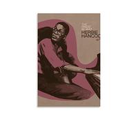 Poster vintage Herbie Hancock - Impression sur toile - Décoration murale rétro pour la maison, la chambre à coucher, le salon - 30 x 45 cm