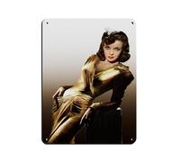 Poster vintage Ida Lupino en métal pour pub, club, café, bar, maison, décoration murale, 30 x 40 cm