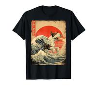 Poster Vintage Japonais Bull Terrier Monster Kaiju T-Shirt