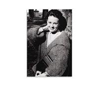 Poster vintage Jeanne Moreau (34) - Impression sur toile - Impression esthétique pour chambre à coucher, salon - Décoration murale - 20 x 30 cm
