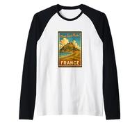 Poster vintage Mont Saint Michel France années 50 Art Graphic Manche Raglan