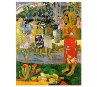 Poster vintage Paul Gauguin - Figure abstraite - Peinture sur toile Paul Gauguin - Art mural Paul Gauguin - Pour décoration d'intérieur - 50 x 70 cm - Sans cadre
